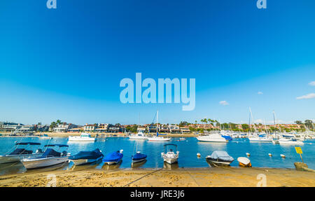 L'île de balboa à Orange County, Californie Banque D'Images