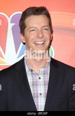 3 août 2017 - Beverly Hills, États-Unis - 3 août 2017 - Beverly Hills, Californie - Sean Hayes. Tournée de presse estivale de NBC 2017 à l'hôtel Beverly Hilton. Crédit photo : F. Sadou/AdMedia Banque D'Images