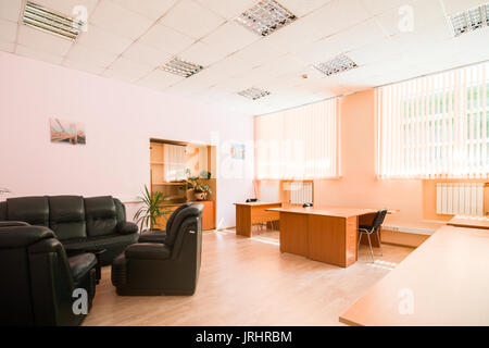 Moscou, Russie - le 11 août 2015 - Empty office interior Banque D'Images