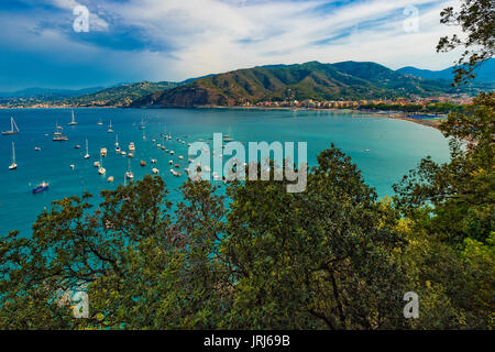 Italie Ligurie 'Baia delle favole ' ou WEst Bay Banque D'Images