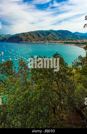 Italie Ligurie 'Baia delle favole ' ou WEst Bay Banque D'Images