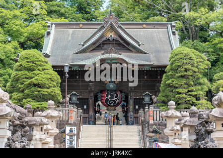 Naritasan Shinshoji temple bouddhiste entrée principale bâtiment, Narita, Chiba, Japon Banque D'Images