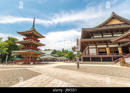 Naritasan shinshoji temple bouddhiste hall principal, Narita, Chiba, Japon Banque D'Images