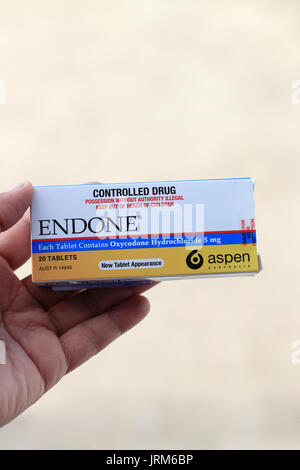 Endone painkiller Prescription - strong pain killer Banque D'Images