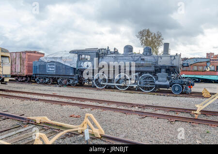 Locomotive-Danbury vapeur CT Banque D'Images