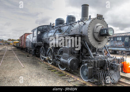 Locomotive-Danbury vapeur CT Banque D'Images