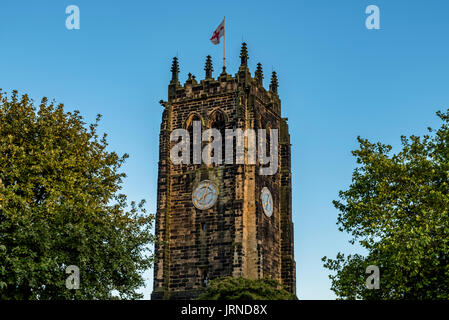 La magnifique ville de Halifax, West Yorkshire, accueil de la pièce Hall, Dean Clough Mills et Eureka expérience d'apprentissage. Banque D'Images