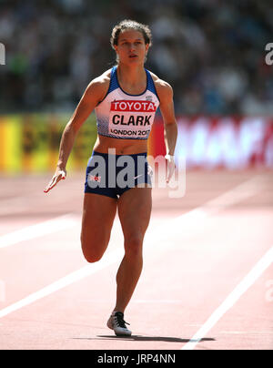 Zoey Clark 400 Mètres Championnats du monde d'athlétisme 2017 Stam de Londres, Londres, Angleterre 06 août 2017 Allstar Crédit : photo library/Alamy Live News Banque D'Images