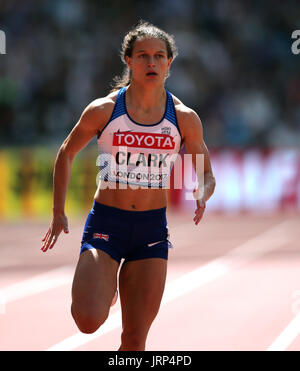 Zoey Clark 400 Mètres Championnats du monde d'athlétisme 2017 Stam de Londres, Londres, Angleterre 06 août 2017 Allstar Crédit : photo library/Alamy Live News Banque D'Images