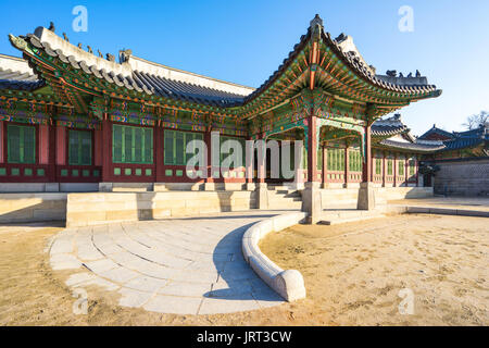 Palais Changdeok à Séoul, République de Corée du Sud. Banque D'Images