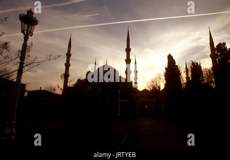 La mosquée bleue (Sultan Ahmet Camii), Istanbul, Turquie Banque D'Images