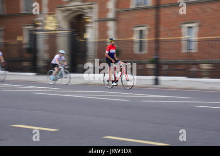 London cycle race 2017 prudentielle. Banque D'Images