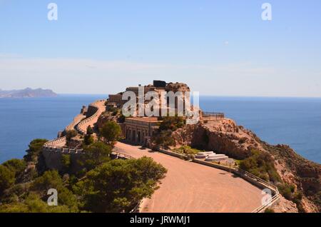 Cabo Tiñoso, Cartagena, Murcia, Espagne Banque D'Images