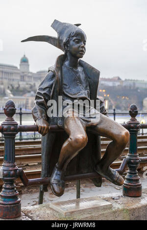 "La Petite Princesse" par László Marton, Vigadó tér, Belváros, Budapest, Hongrie Banque D'Images