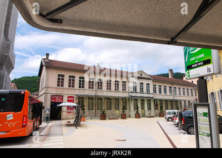 Tuyau et Musée du diamant dans la région de Saint-Claude, Franche-Comté, Jura (France) Banque D'Images