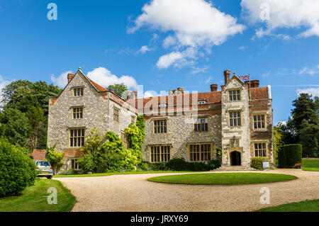 Chawton House Library, la grande maison mentionnée par Jane Austen, propriété de son frère Edward Knight, Chawton, dans le Hampshire, dans le sud de l'Angleterre, Royaume-Uni Banque D'Images