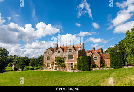 Chawton House Library, la grande maison mentionnée par Jane Austen, propriété de son frère Edward Knight, Chawton, dans le Hampshire, dans le sud de l'Angleterre, Royaume-Uni Banque D'Images