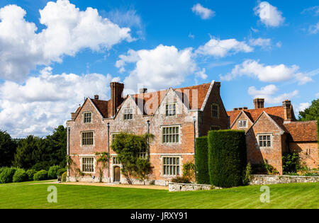 Chawton House Library, la grande maison mentionnée par Jane Austen, propriété de son frère Edward Knight, Chawton, dans le Hampshire, dans le sud de l'Angleterre, Royaume-Uni Banque D'Images