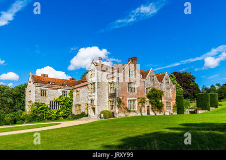 Chawton House Library, la grande maison mentionnée par Jane Austen, propriété de son frère Edward Knight, Chawton, dans le Hampshire, dans le sud de l'Angleterre, Royaume-Uni Banque D'Images