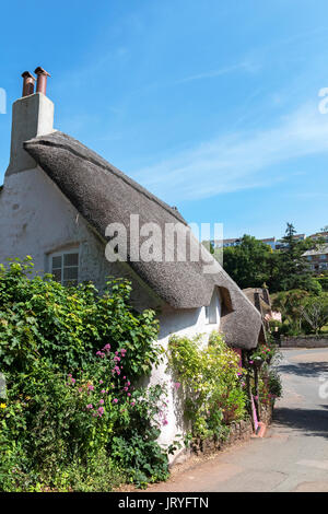 L'ancien village de cockington anglais près de Torquay dans le Devon, Angleterre, Royaume-Uni. Banque D'Images