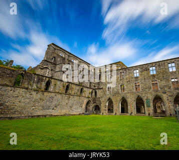 Ruines de l'abbaye cistercienne de Villers, Villers-la-Ville, Brabant Wallon, Wallonie, Belgique Banque D'Images