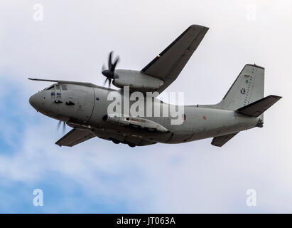 La grenouille aérienne italienne Leonardo C-27J Spartan, au Royal International Air Tattoo Banque D'Images