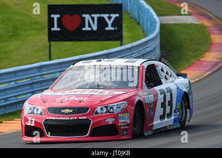 Watkins Glen, New York, Royaume-Uni. Le 06 août, 2017. 6 août 2017 : NASCAR Cup Series Monster Energy a déclaré Boris pilote # 33 au cours de la NASCAR Cup Series Monster Energy I Love NY 355 au Glen le dimanche, Août 6, 2017 à Watkins Glen International, à Watkins Glen, New York. Barnes riche/CSM Crédit : Cal Sport Media/Alamy Live News Banque D'Images