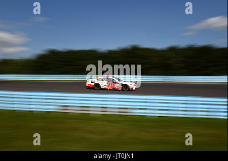 Watkins Glen, New York, Royaume-Uni. Le 06 août, 2017. 6 août 2017 : Monster Energy Cup Series NASCAR driver Matt Kenseth # 20 au cours de la NASCAR Cup Series Monster Energy I Love NY 355 au Glen le dimanche, Août 6, 2017 à Watkins Glen International, à Watkins Glen, New York. Barnes riche/CSM Crédit : Cal Sport Media/Alamy Live News Banque D'Images