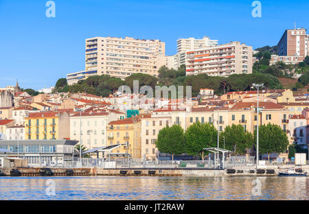 Ajaccio, ville côtière sumer Corse, France Banque D'Images