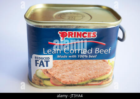 Princes de corned beef lean Banque D'Images