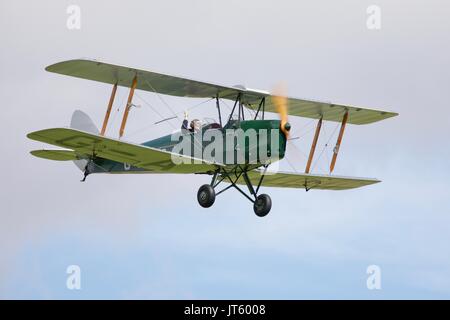 De Havilland Tiger Moth Tiger 9 de l'équipe de démonstration de l'aéronautique Banque D'Images