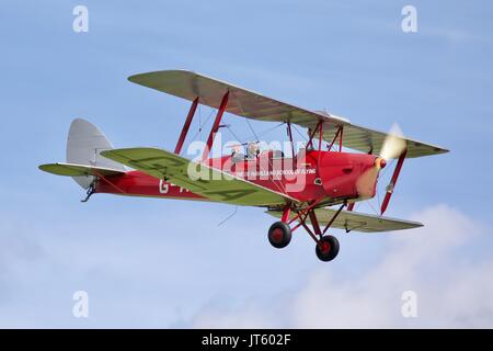 De Havilland Tiger Moth de Tiger 9 Aeronauutical l'équipe d'affichage Banque D'Images