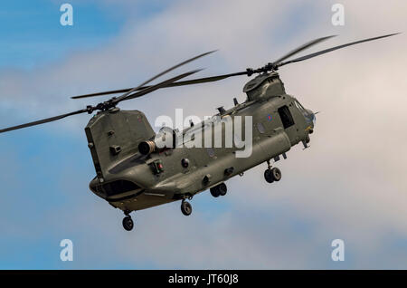 Équipe d'exposition de la RAF Chinook, 18 escadron au Royal International Air Tattoo Banque D'Images