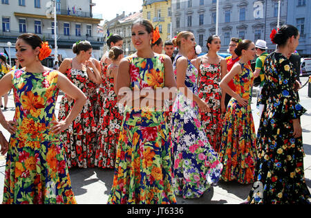 Festival International de Folklore,2017,Zagreb.,des,69 Banque D'Images