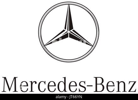 Mercedes-Benz, marque automobile, automobile allemand, le logo, le DAX 30 entreprises Banque D'Images
