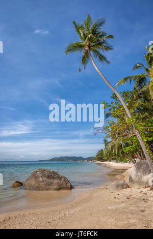 La plage de Lamai, l'île de Koh Samui, Thaïlande Banque D'Images