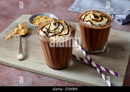 Peanut Butter chocolate shake Banque D'Images