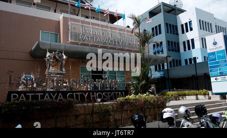 Les manifestations cliniques de l'hôpital de la ville de Pattaya à l'organisation de la communauté des soins de santé soi Buakhao Pattaya Thaïlande Banque D'Images