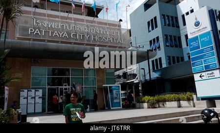 Les manifestations cliniques de l'hôpital de la ville de Pattaya à l'organisation de la communauté des soins de santé soi Buakhao Pattaya Thaïlande Banque D'Images