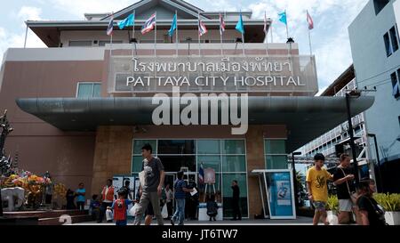 Les manifestations cliniques de l'hôpital de la ville de Pattaya à l'organisation de la communauté des soins de santé soi Buakhao Pattaya Thaïlande Banque D'Images