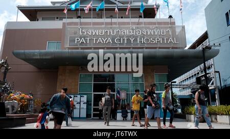 Les manifestations cliniques de l'hôpital de la ville de Pattaya à l'organisation de la communauté des soins de santé soi Buakhao Pattaya Thaïlande Banque D'Images