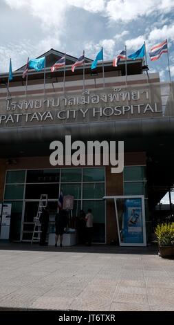 Les manifestations cliniques de l'hôpital de la ville de Pattaya à l'organisation de la communauté des soins de santé soi Buakhao Pattaya Thaïlande Banque D'Images