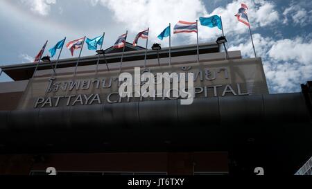 Les manifestations cliniques de l'hôpital de la ville de Pattaya à l'organisation de la communauté des soins de santé soi Buakhao Pattaya Thaïlande Banque D'Images