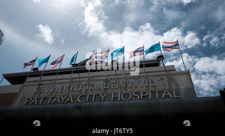 Les manifestations cliniques de l'hôpital de la ville de Pattaya à l'organisation de la communauté des soins de santé soi Buakhao Pattaya Thaïlande Banque D'Images