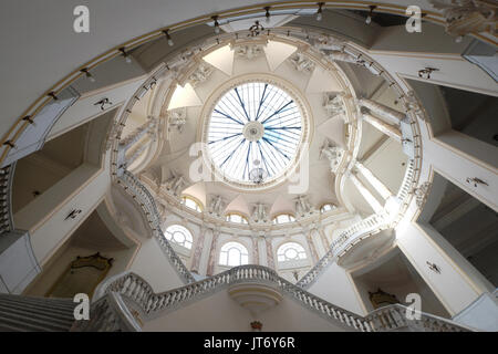 Gran Teatro de la Habana, escalier avec magnifique coupole,La Havane, Cuba Banque D'Images