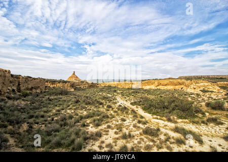 Paysage de bardenas Banque D'Images