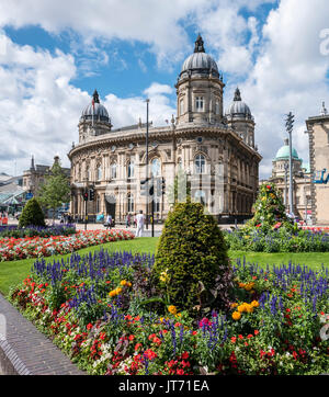 Musée maritime autrefois Hull le Dock vu de bureaux de Queen's Gardens Banque D'Images