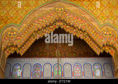 Palais El Glaoui. Souk, Médina de Fès, Fes el Bali. Le Maroc, Maghreb, Afrique du Nord Banque D'Images