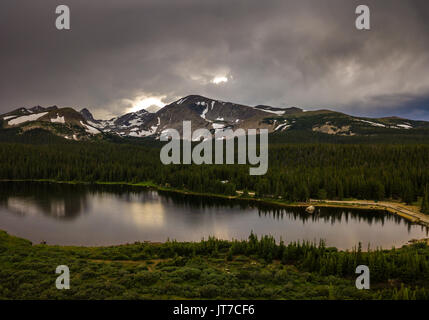 Brainard Lake Recreation Area Indian Peaks Colorado Banque D'Images