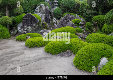 Kenichiro Saigo Jardin à Chiran Chiran Village - Samouraï comptait plus de 500 résidences de samouraïs au cours de la fin de la période Edo. Le charme de l'o Banque D'Images